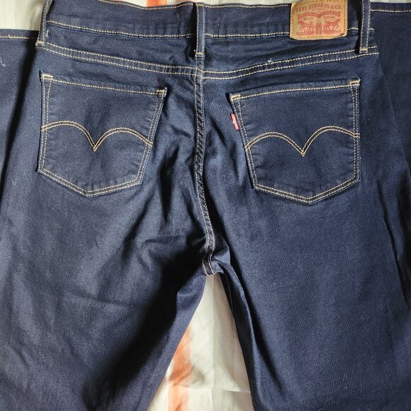 Levi’s 710 Super Skinny Jeans Women’s Size 31 Dark Wash Stretch Denim - Picture 7 of 13